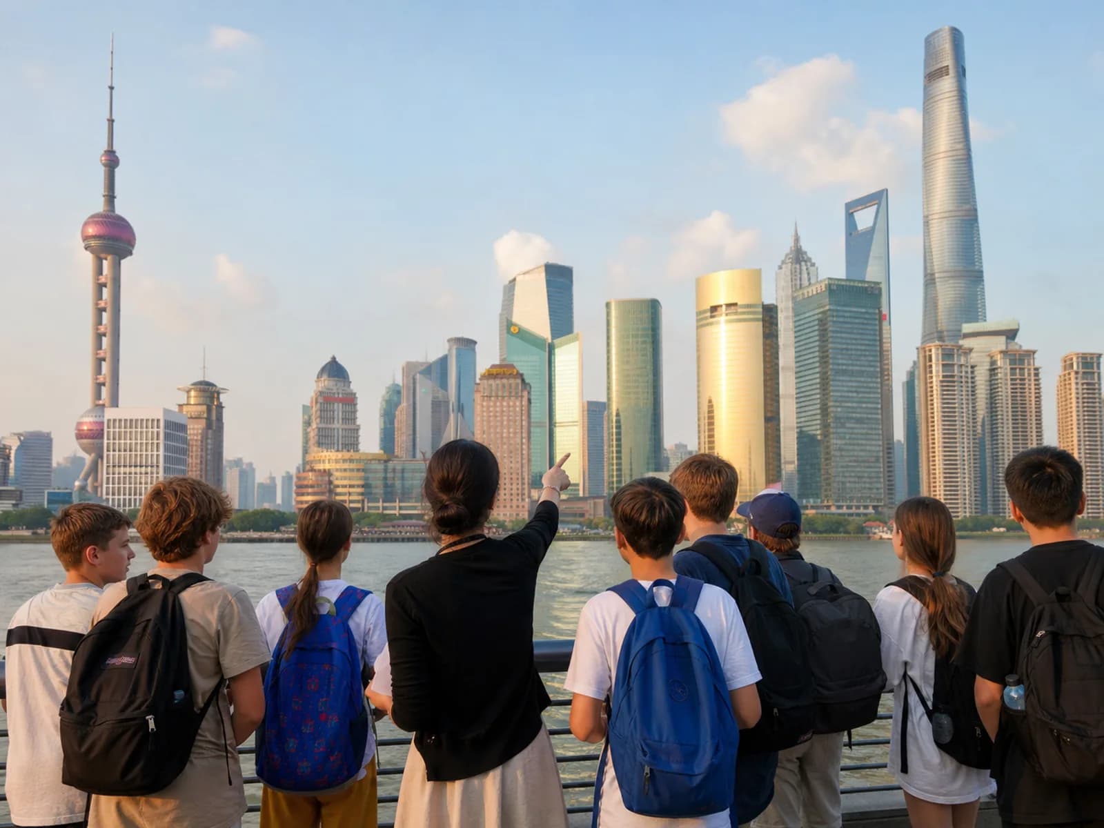 Illustrative photo: modern Shanghai skyline